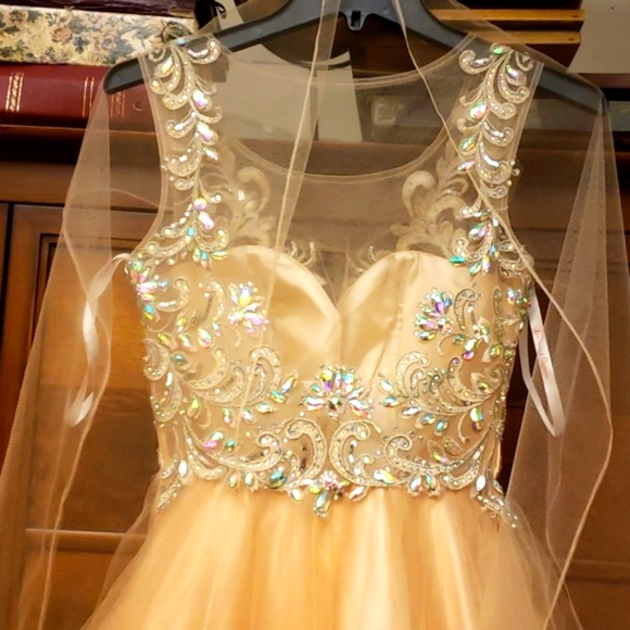 Dancing Queen Sequin Applique Dress Size XS - Picture 3 of 8